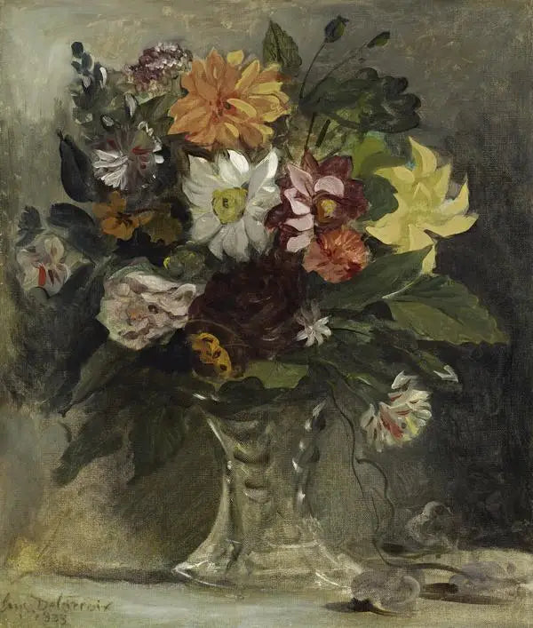 Blumenstrauß - Eugène Delacroix