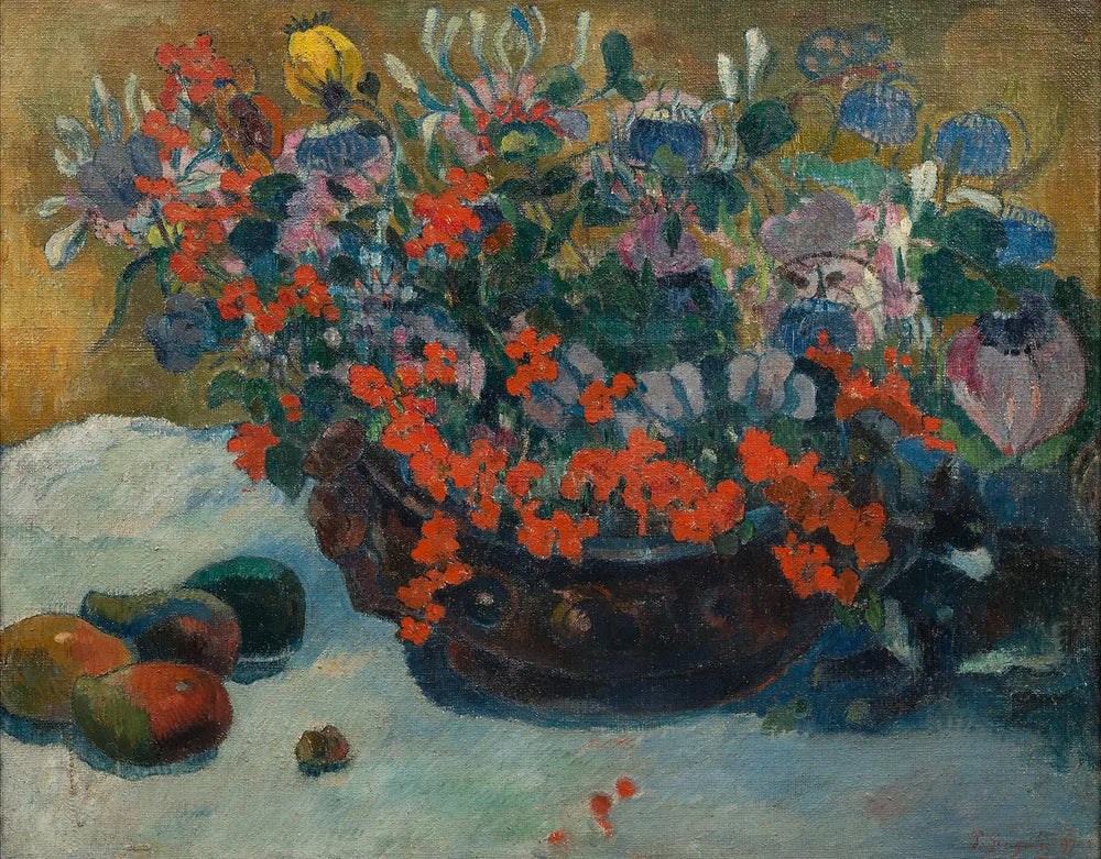 Bouquet de fleurs - Paul Gauguin image 1 reproduction réalisée par Alpha Reproduction