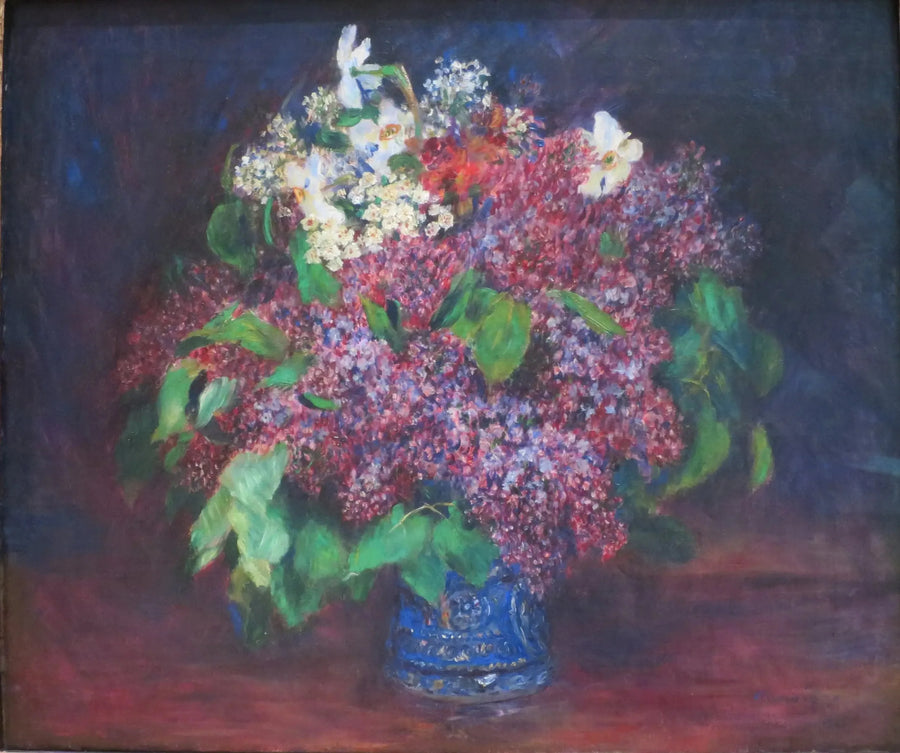 Fliederstrauß - Pierre-Auguste Renoir