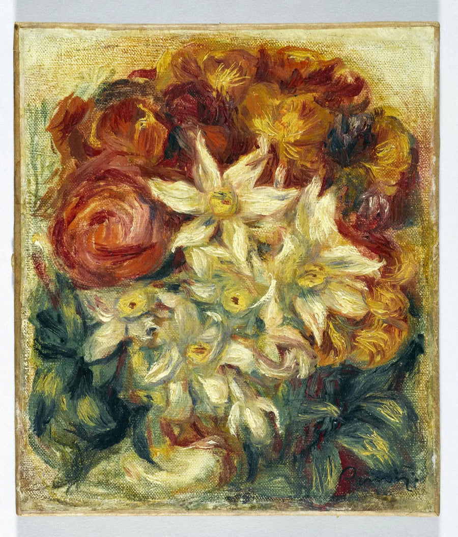 Strauß aus Narzissen und Rosen - Pierre-Auguste Renoir