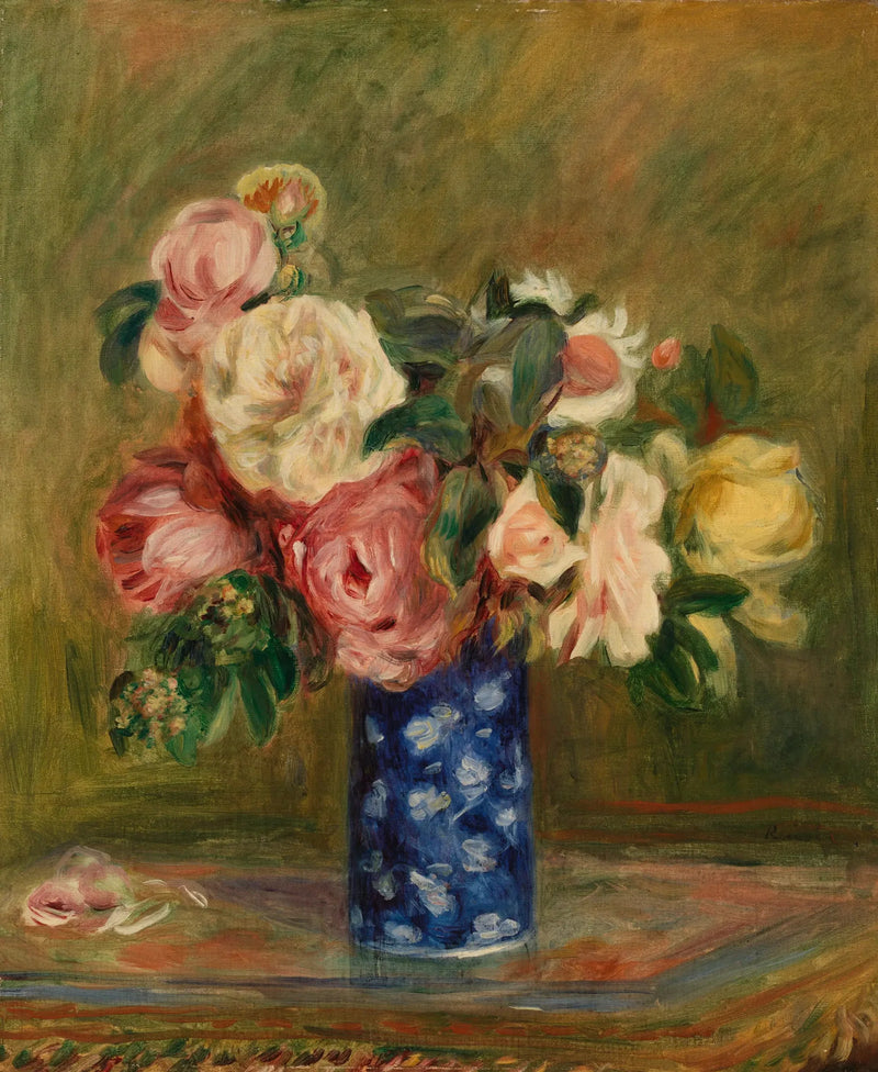Rosenstrauß (Der Rosenstrauß) - Pierre-Auguste Renoir