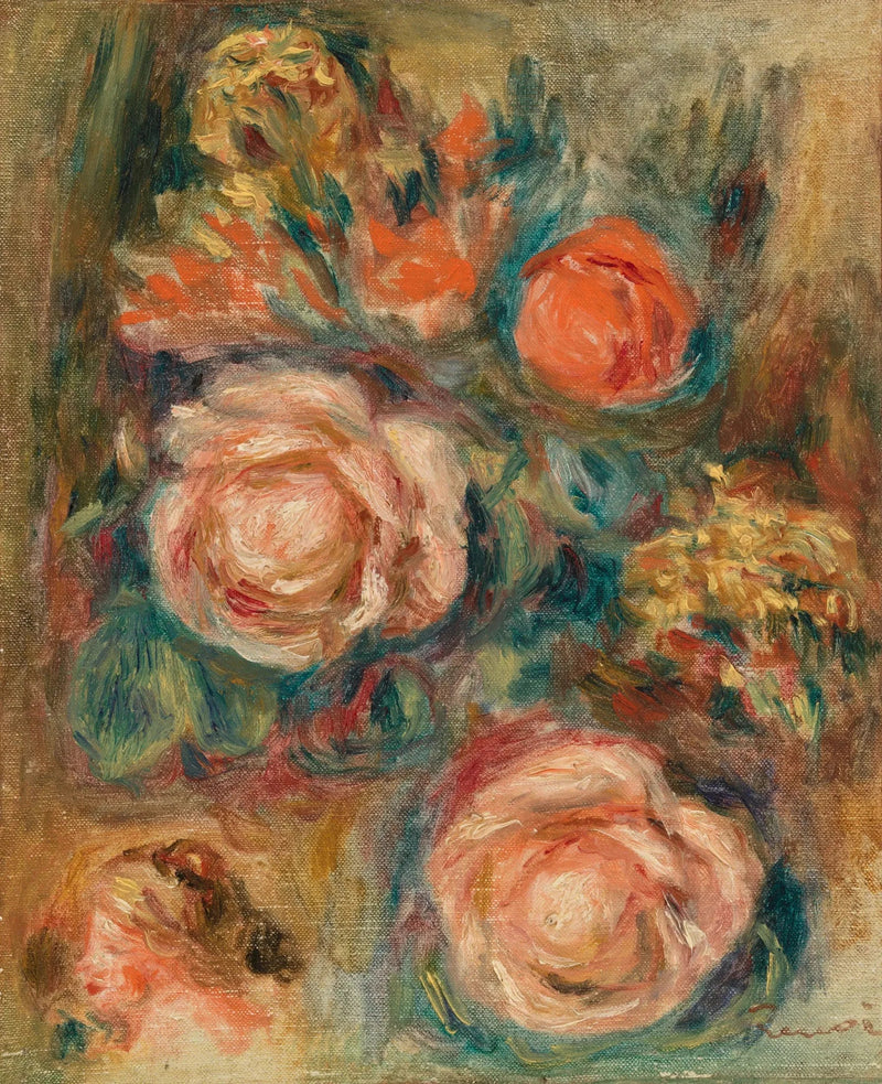 Strauß Rosen - Pierre-Auguste Renoir