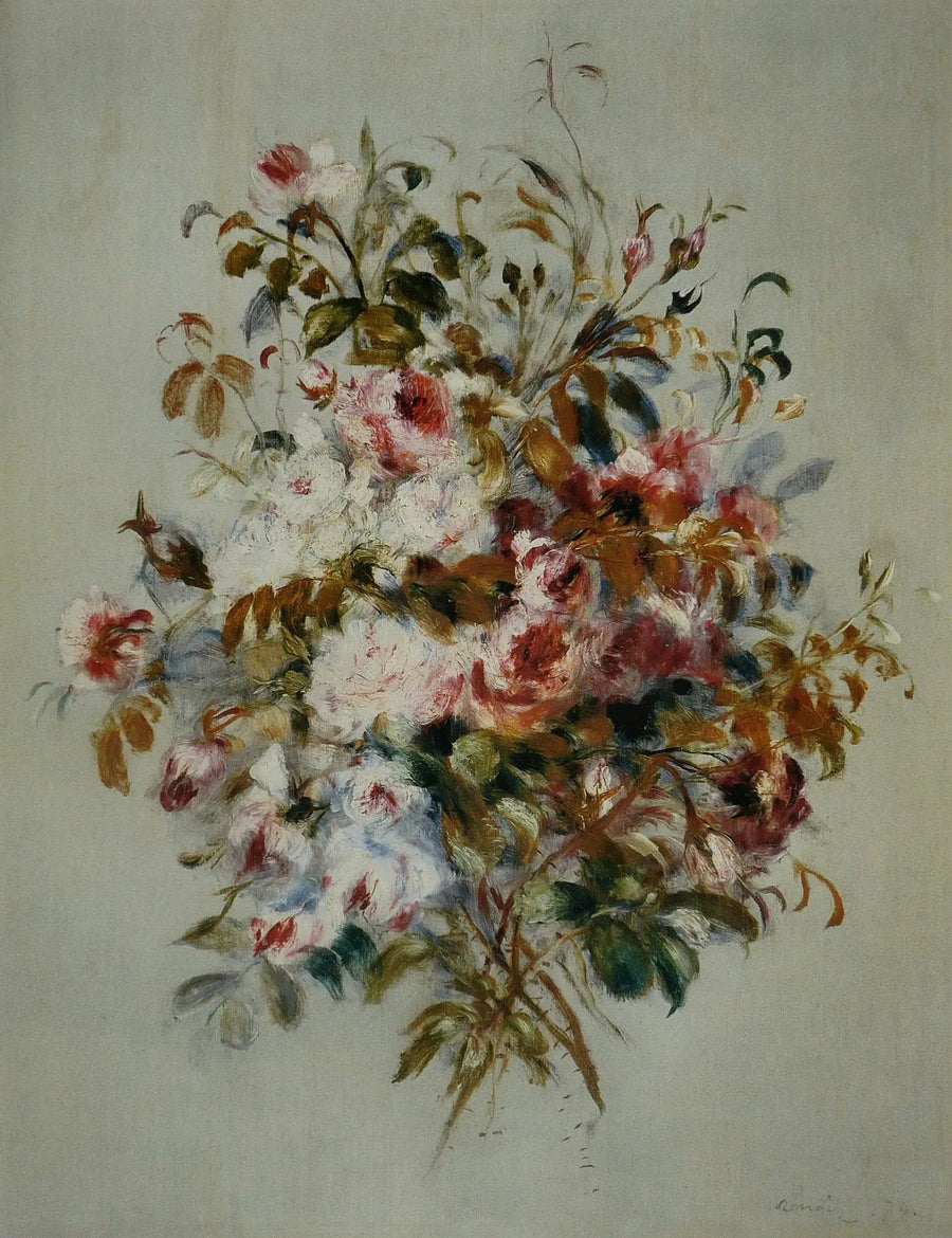 Strauß Rosen - Pierre-Auguste Renoir