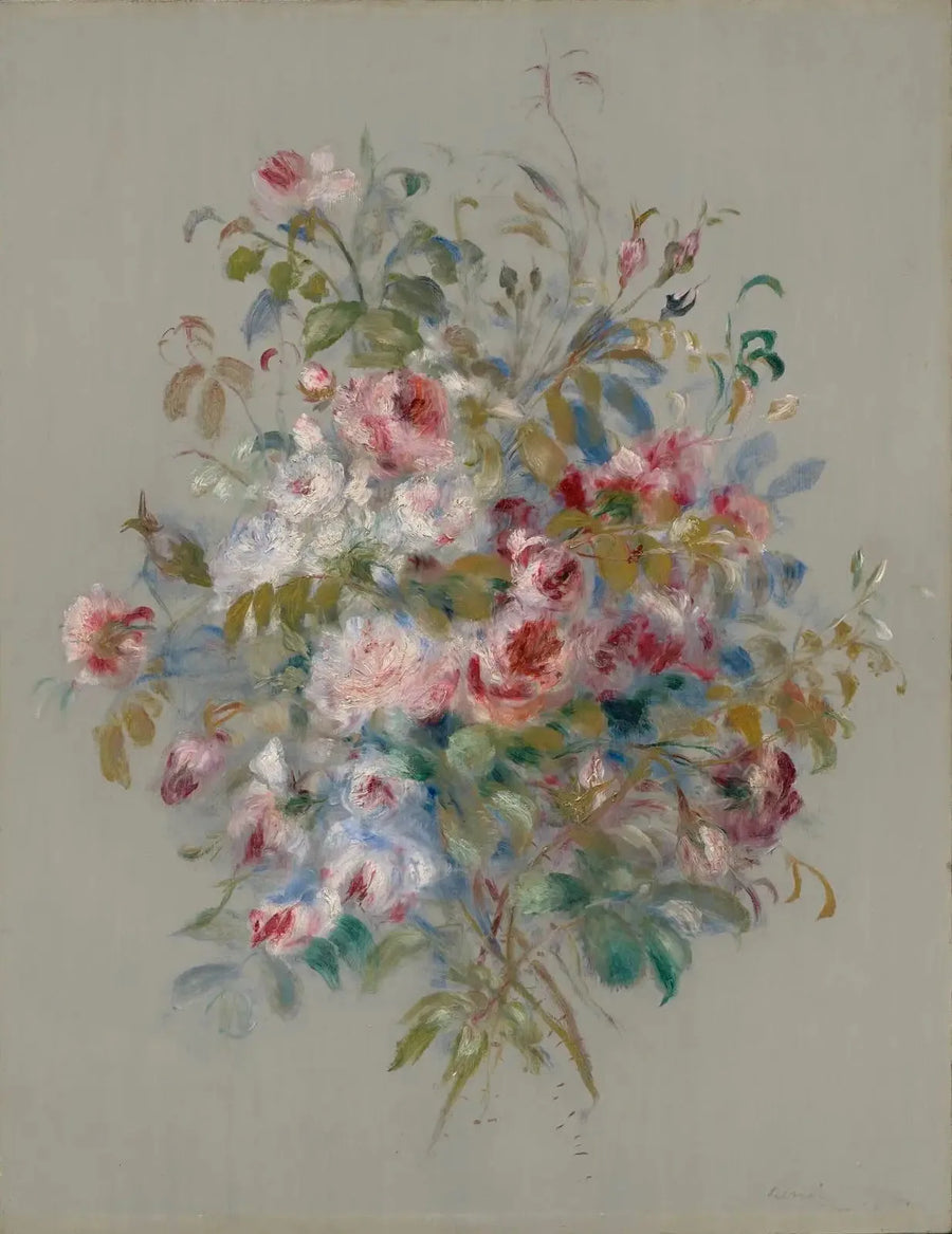 Strauß Rosen - Pierre-Auguste Renoir