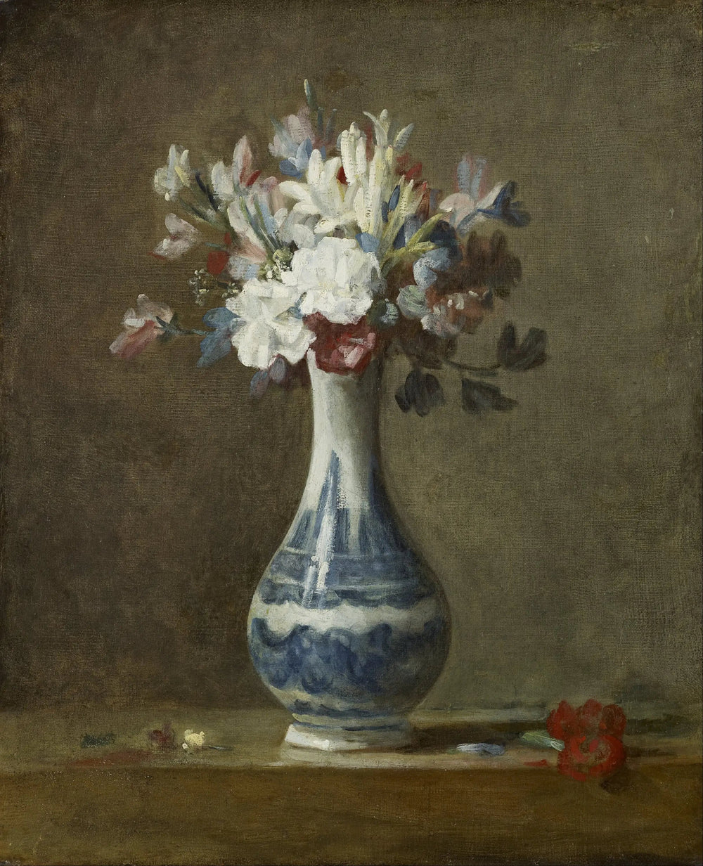 Bouquet - Jean Siméon Chardin image 1 tableau peint à l’huile sur toile