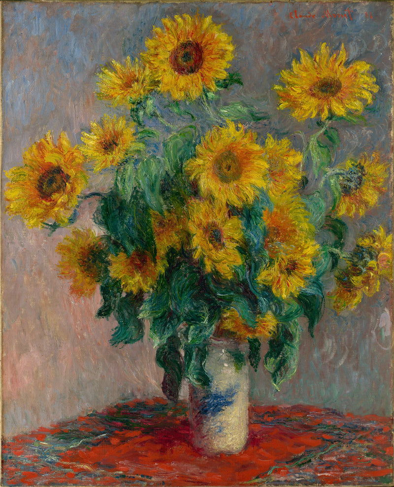 Sonnenblumenstrauß W628 - Claude Monet