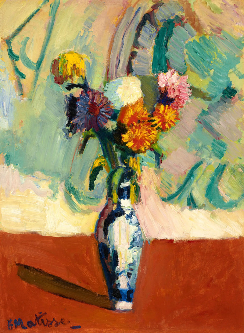Blumenstrauß, chinesische Vase - Henri Matisse