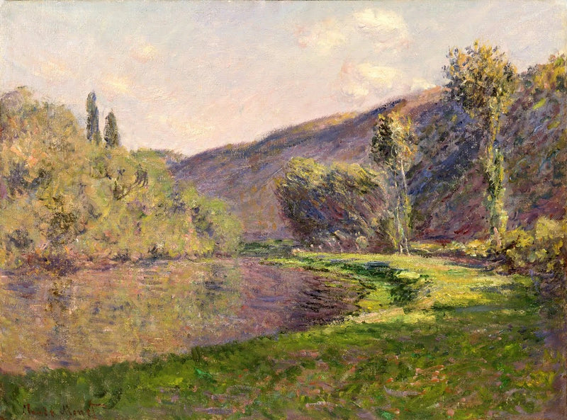 Le Bras de Jeufosse, später Nachmittag W910 - Claude Monet