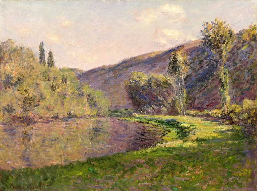 Le Bras de Jeufosse, später Nachmittag W910 - Claude Monet