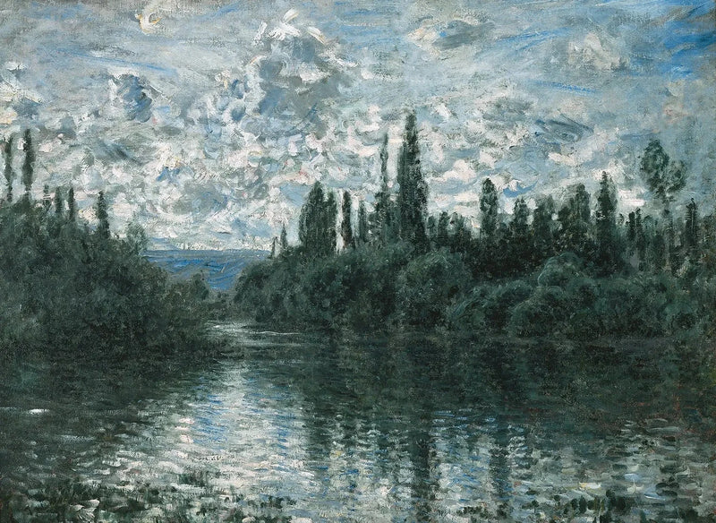 Bras de la Seine in der Nähe von Vétheuil W482 - Claude Monet