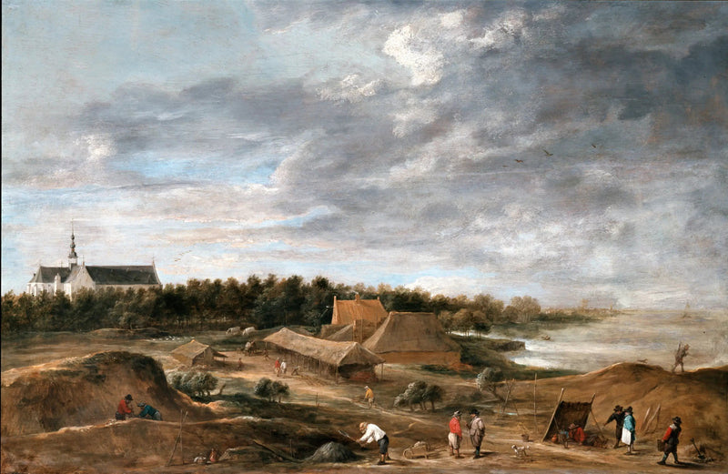 Ziegelhütten bei Hemiksem - David Teniers der Jüngere