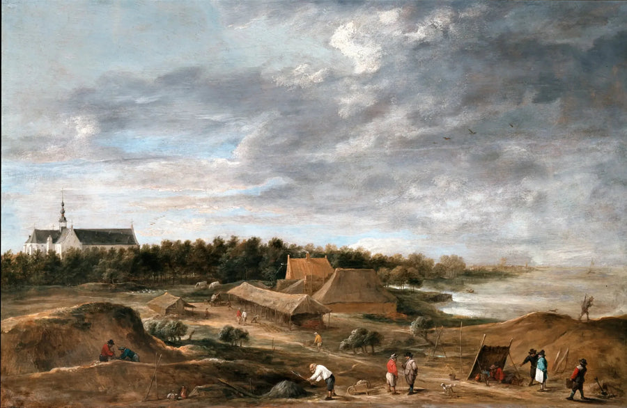 Ziegelhütten bei Hemiksem - David Teniers der Jüngere