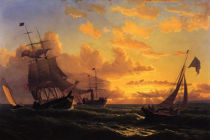 Frische Brise von Sandy Hook - William Bradford