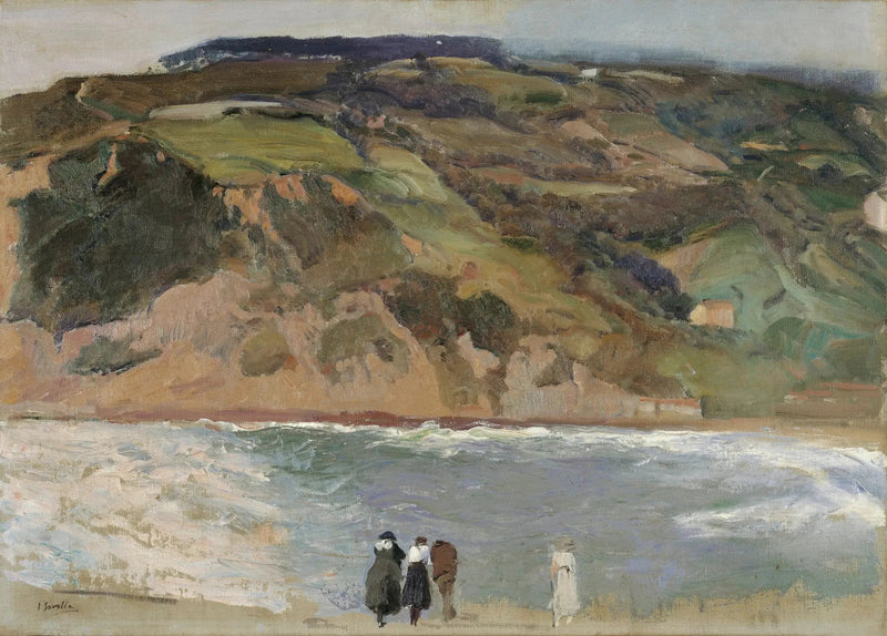 Wellenbrecher in San Sebastián - Joaquín Sorolla