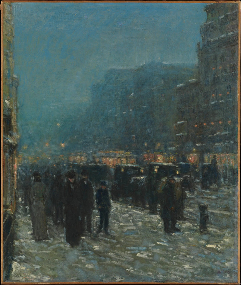 Broadway und die 42. Straße - Childe Hassam