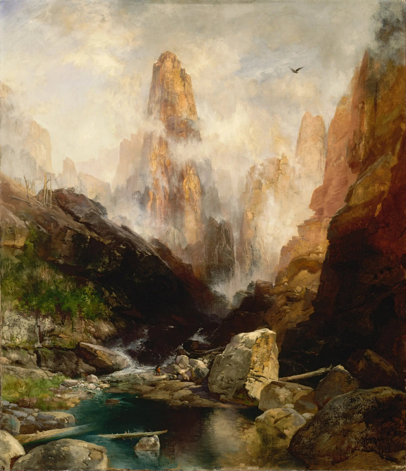 Nebel im Kanab-Canyon, Utah - Thomas Moran
