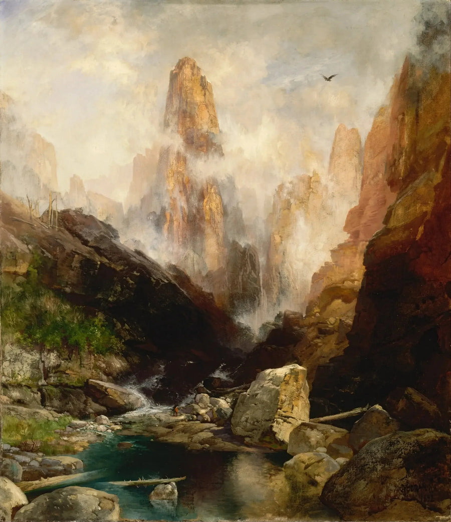Nebel im Kanab-Canyon, Utah - Thomas Moran