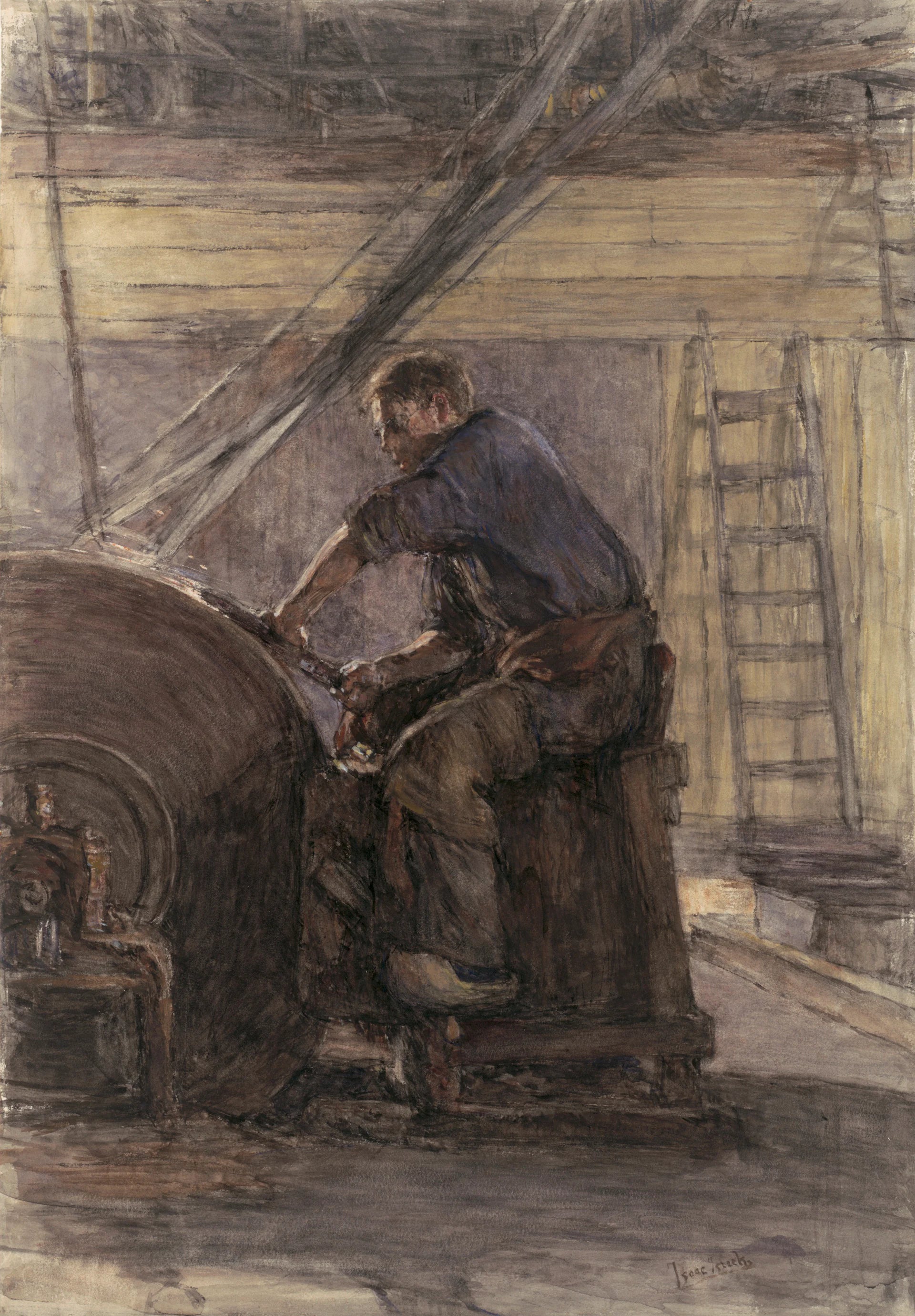 Le broyeur - Isaac Israëls