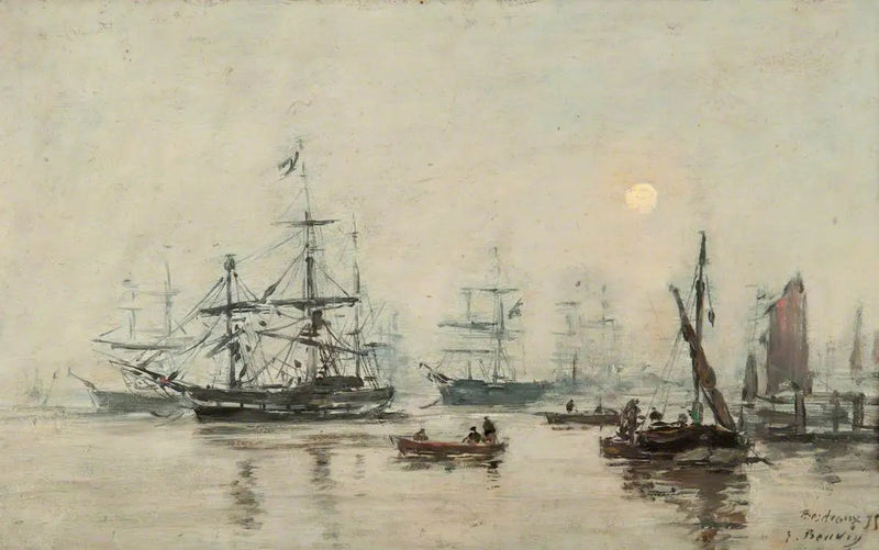 Nebel, Bordeaux - Eugène Boudin