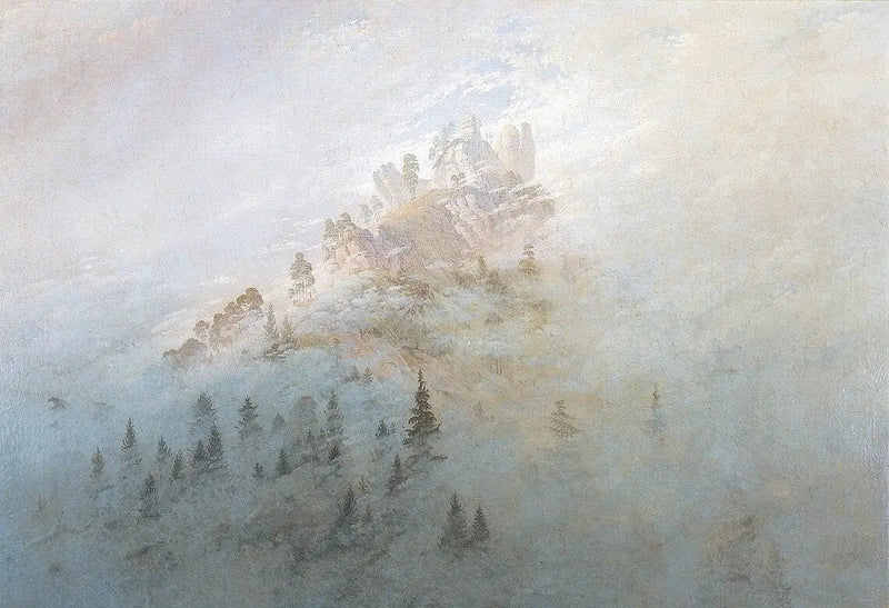 Morgennebel in den Bergen - Caspar David Friedrich