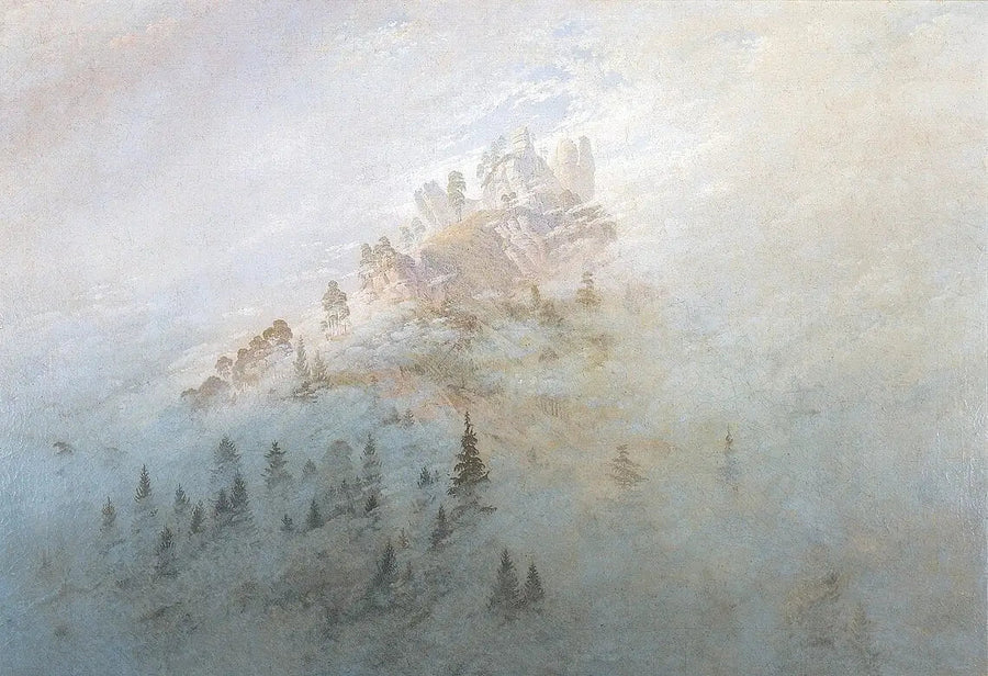 Morgennebel in den Bergen - Caspar David Friedrich