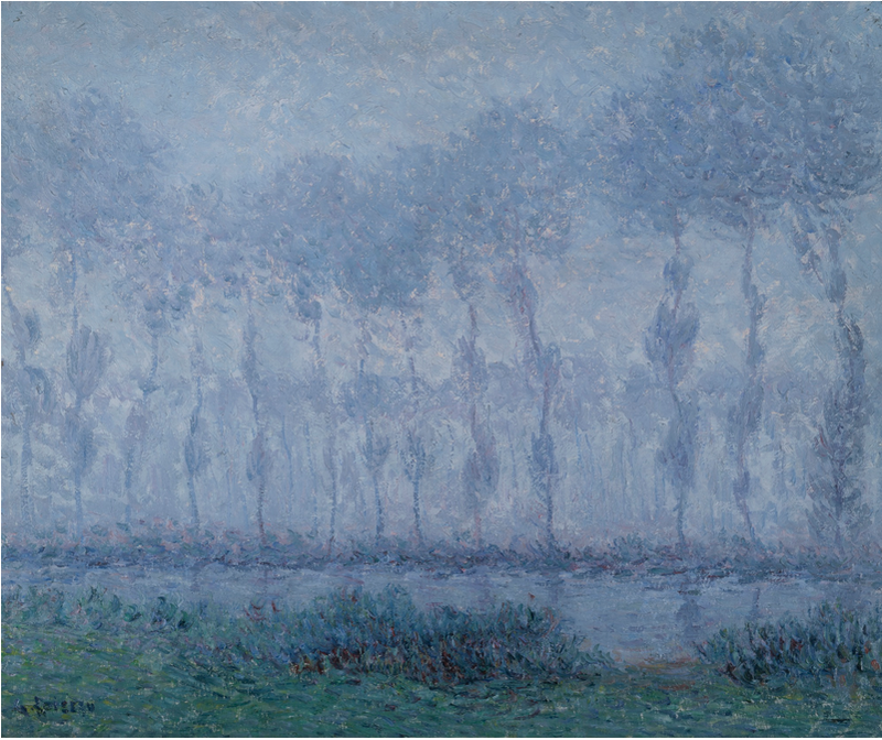 Nebel über der Eure, Saint-Cyr - Gustave Loiseau