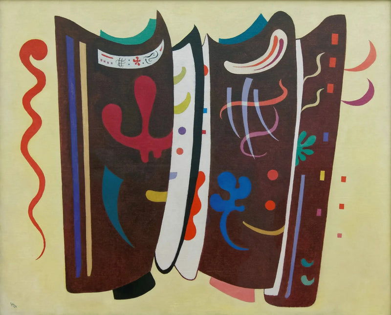 Brun ergänzt - Vassily Kandinsky
