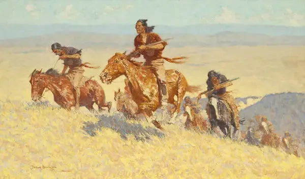Buffalo Runners - Big Horn Becken - Frederic Remington