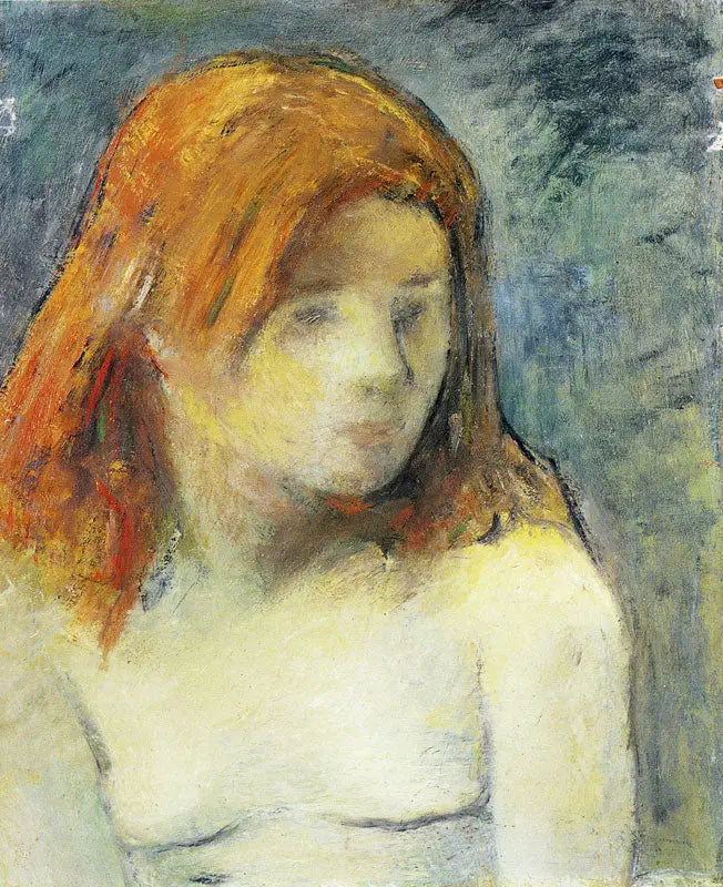 Büste eines nackten Mädchens - Paul Gauguin