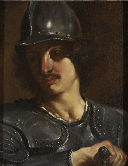 Brust eines Soldaten in Rüstung - Guercino
