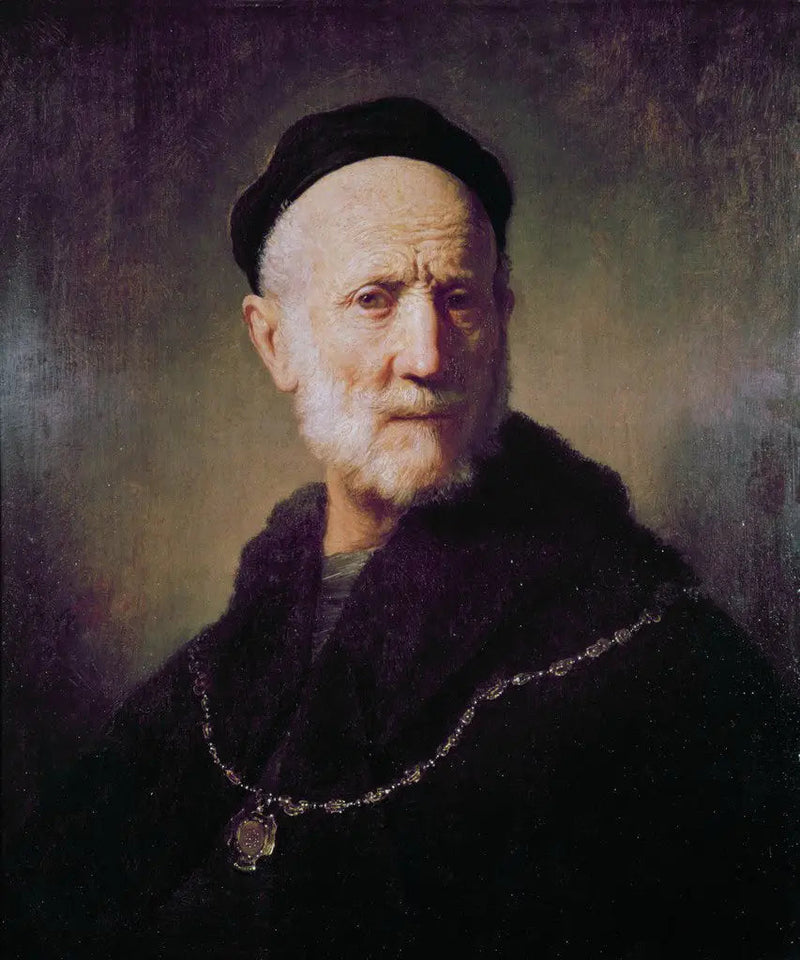 Büste eines alten Mannes - Rembrandt
