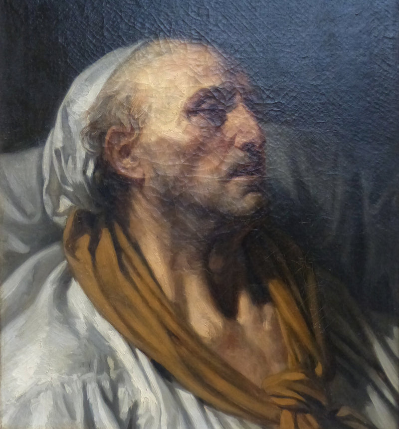Brustbild des Paraplegikers - Jean-Baptiste Greuze