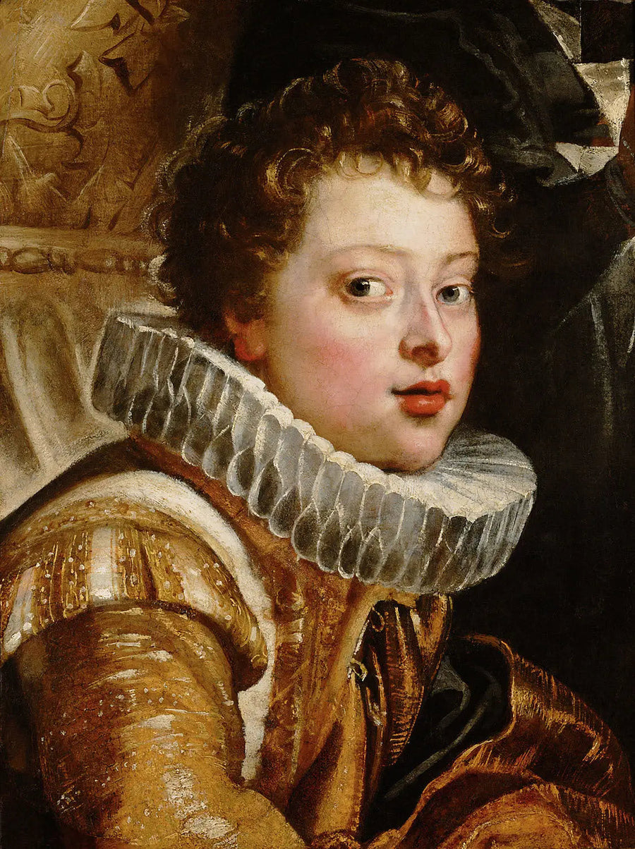 Büste des Prinzen Francesco Gonzaga (Fragment) - Peter Paul Rubens