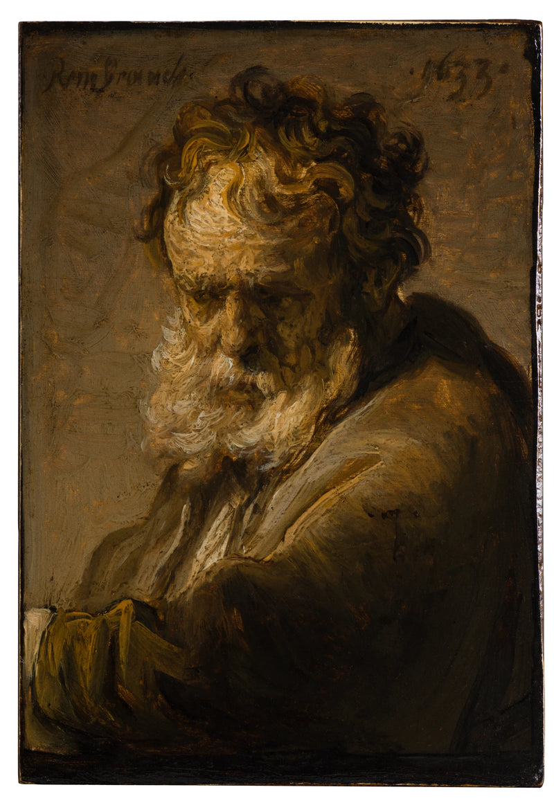 Büste eines alten bärtigen Mannes - Rembrandt