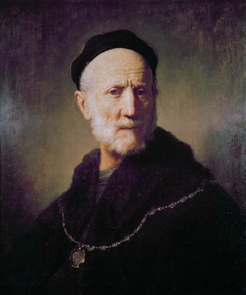 Büste eines alten Mannes - Rembrandt