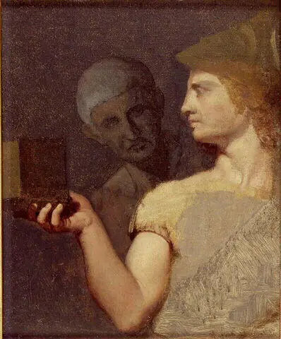 Büsten von Alexander und Aristarch - Jean-Auguste-Dominique Ingres