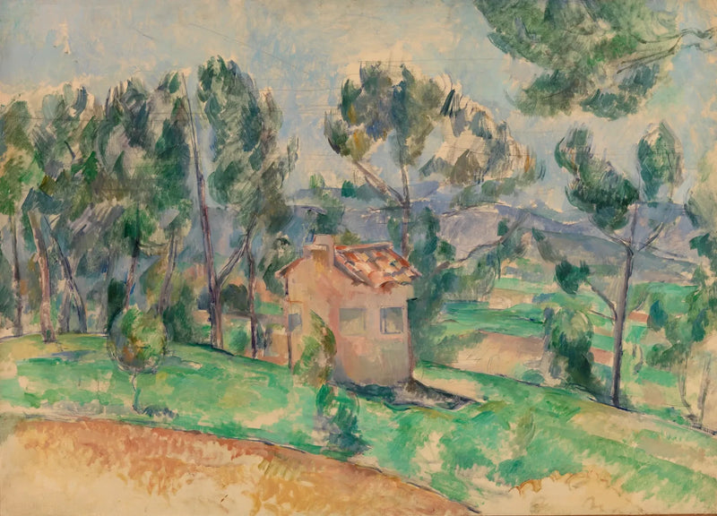 Jagdhaus in der Provence - Paul Cézanne