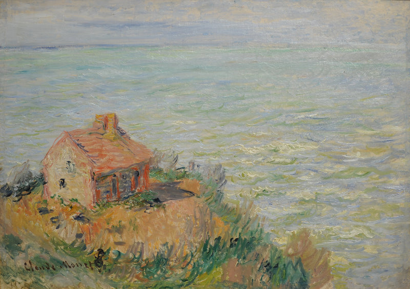 Kabine der Zollbeamten, Nachmittagseffekt W737 - Claude Monet