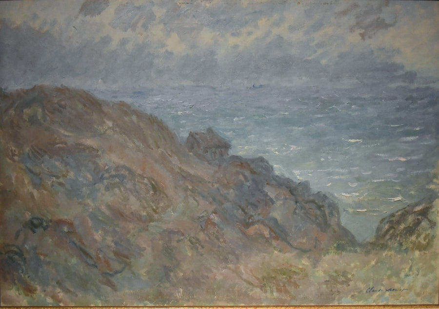 Hütte auf den Klippen bei Varengeville - Claude Monet