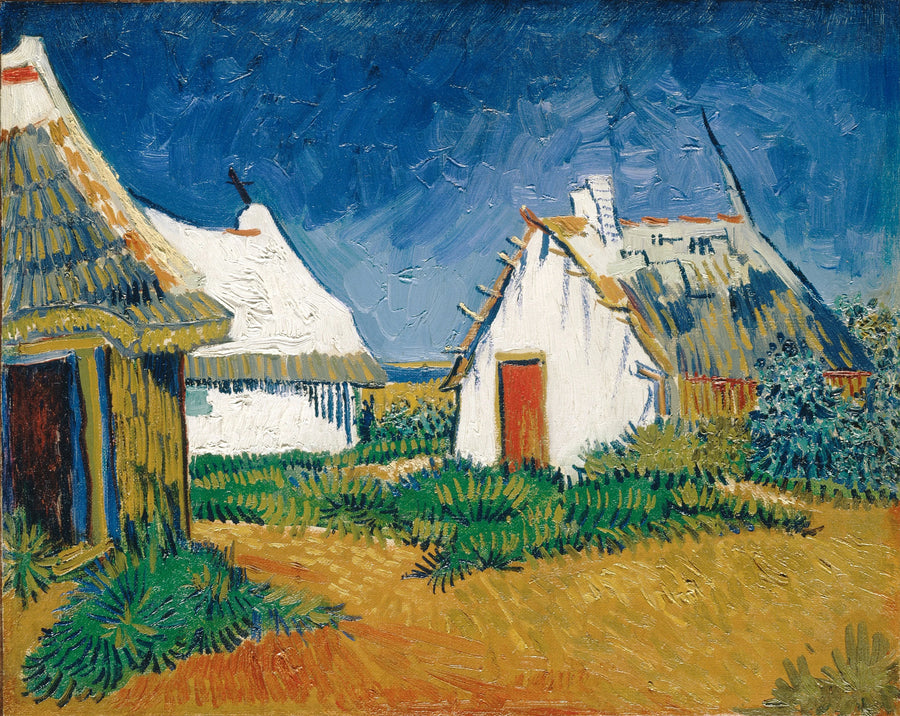 Weiße Hütten in Saintes-Maries - Vincent van Gogh