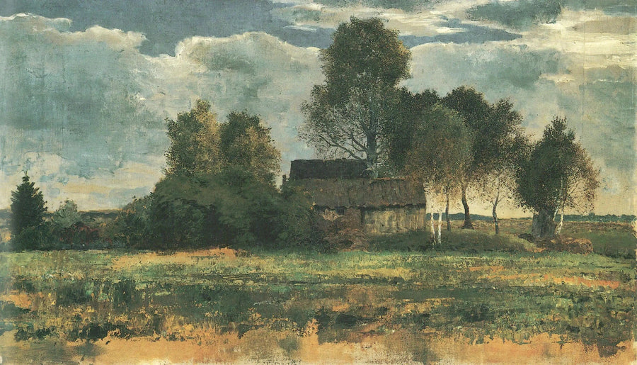 Landhäuser im Moos von Dachau - Franz Marc