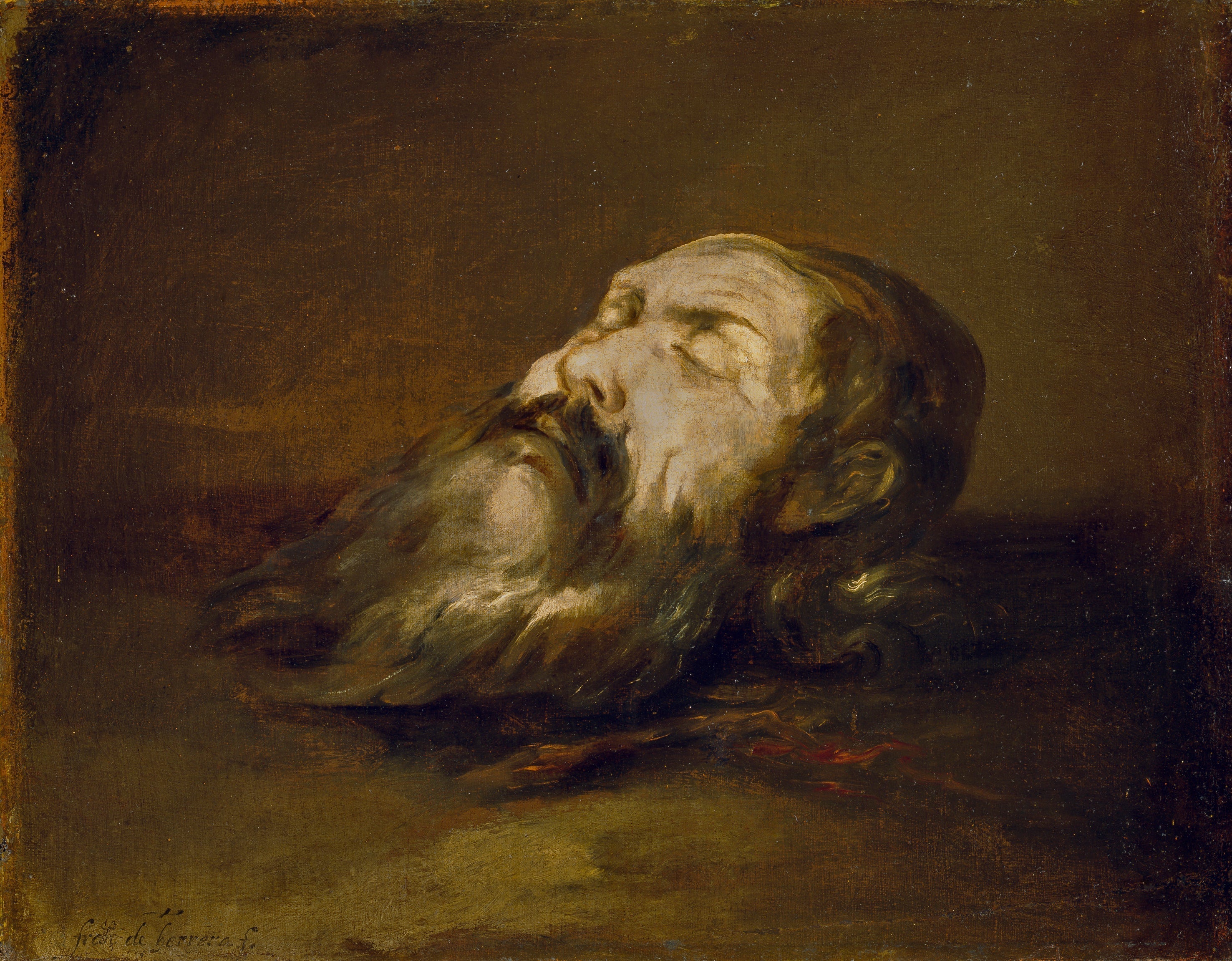 Cabeza de santo degollado - Francisco de Herrera le Vieux image 1 reproduction réalisée par Alpha Reproduction