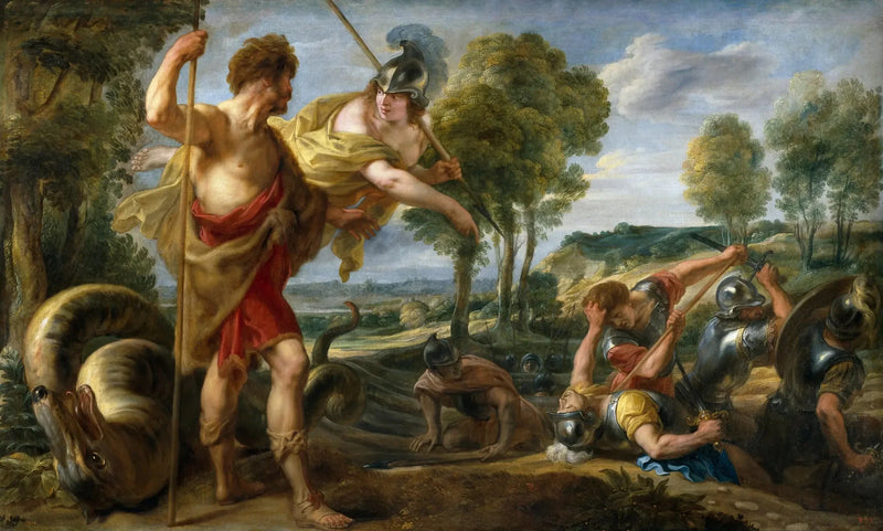 Cadmus und Minerva - Peter Paul Rubens