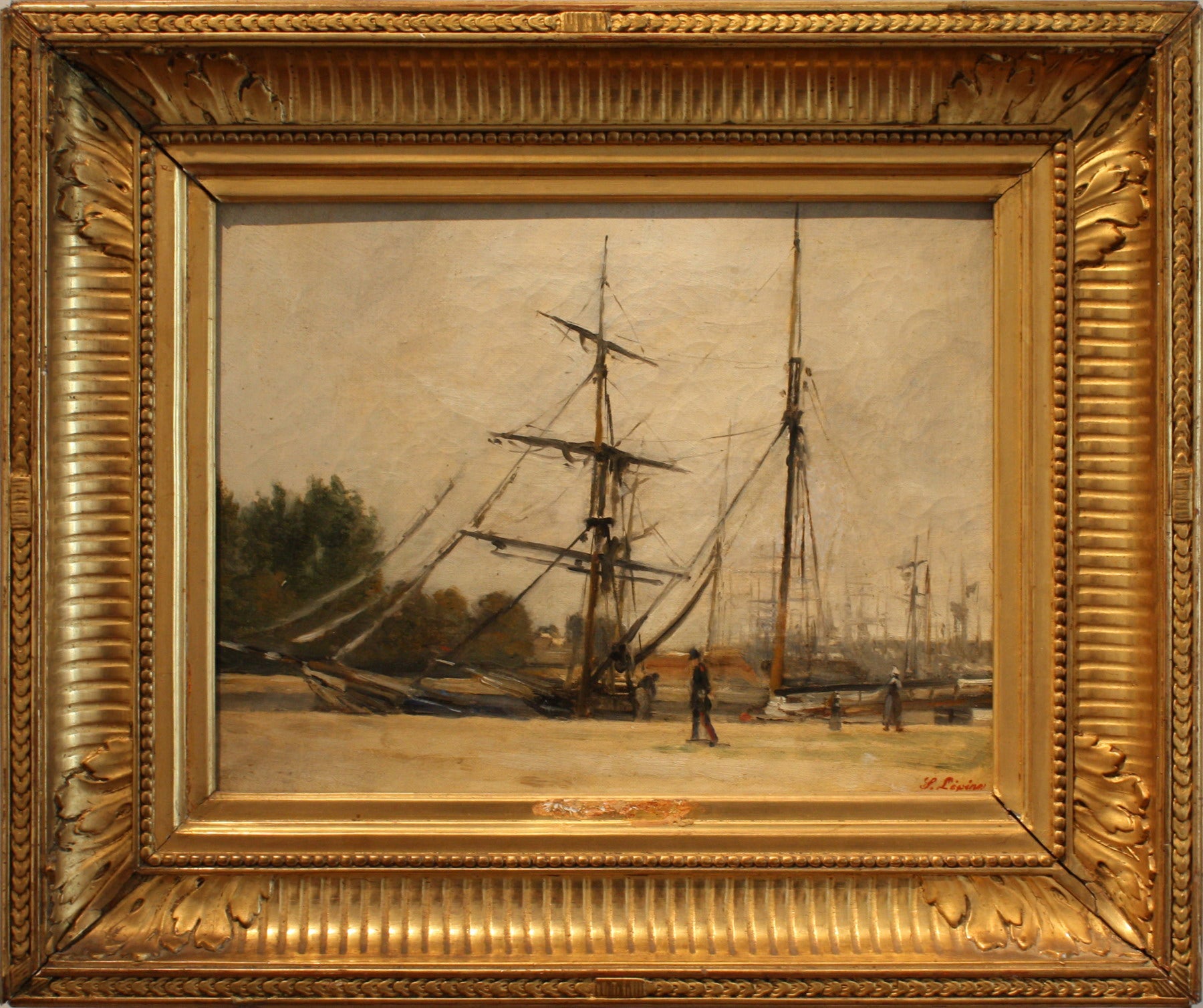 Caen : la Douane - Stanislas Lépine image 1 reproduction artisanale de tableau