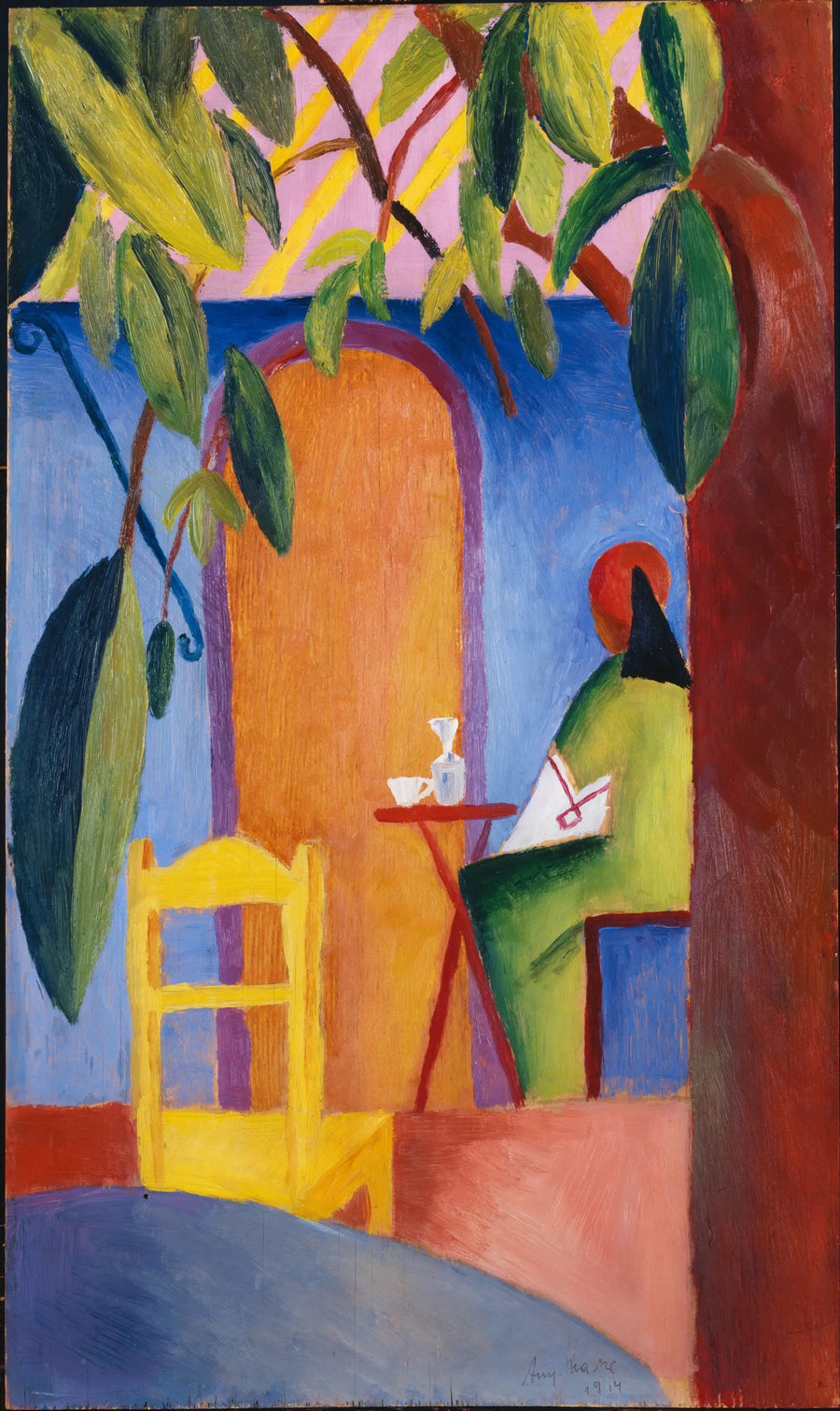 Türkisches Café - August Macke