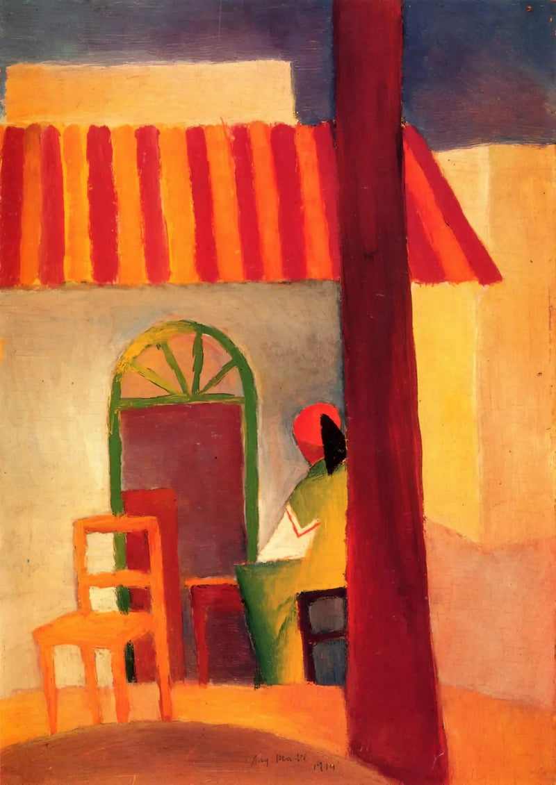 Türkisches Café - August Macke