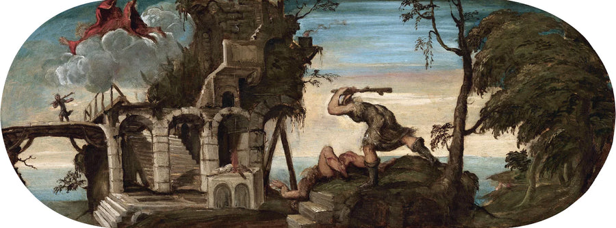 Kain tötet Abel - Jacopo Tintoretto