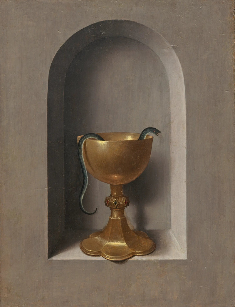 Kelch des heiligen Johannes Evangelist [revers] - Hans Memling