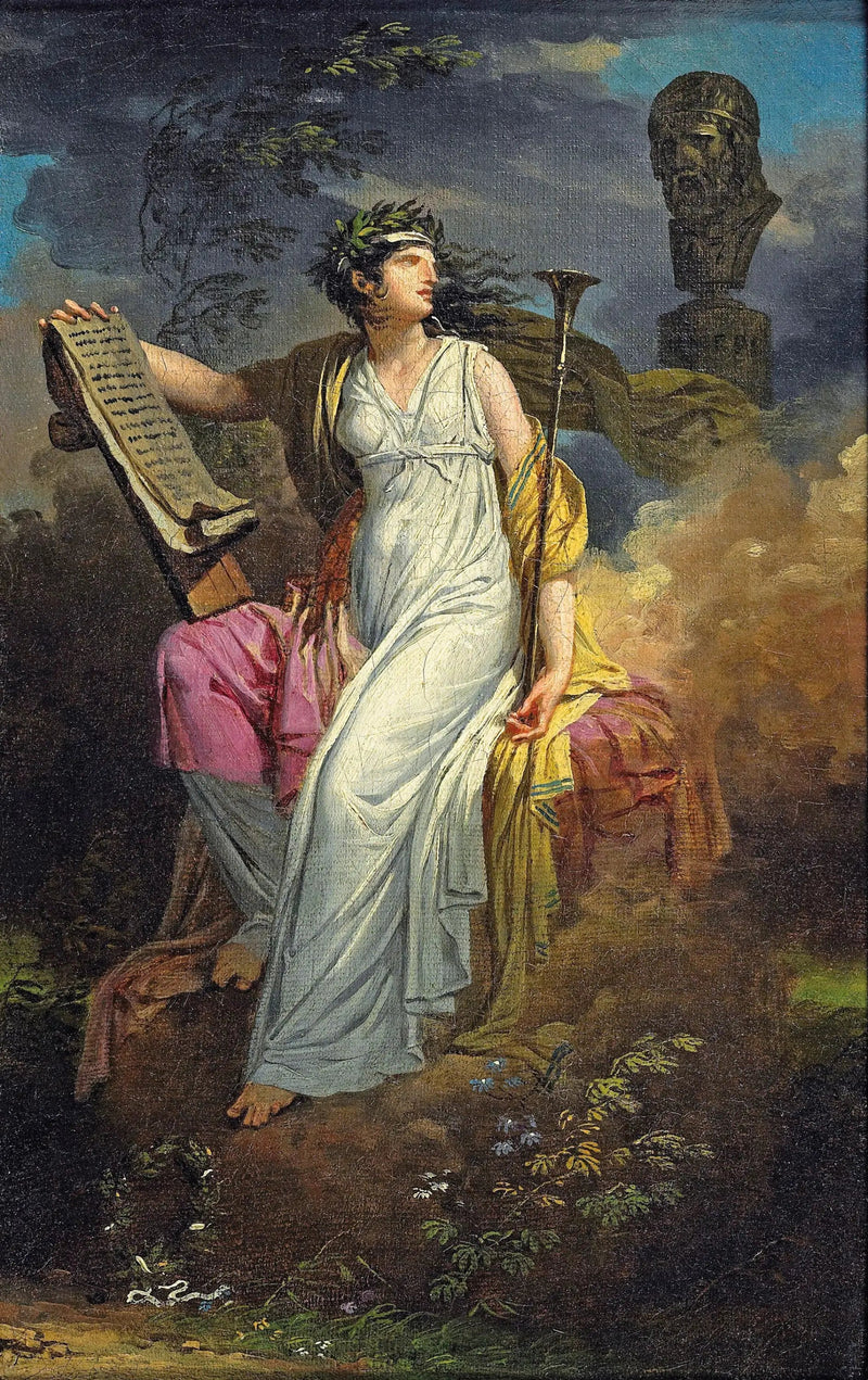 Calliope, Muse der Poesie - Charles Meynier