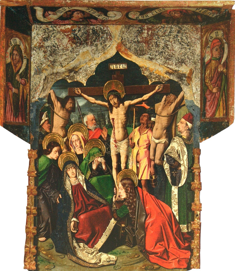 Calvaire des Altarbildes von Sainte Engratia - Bartolomé Bermejo